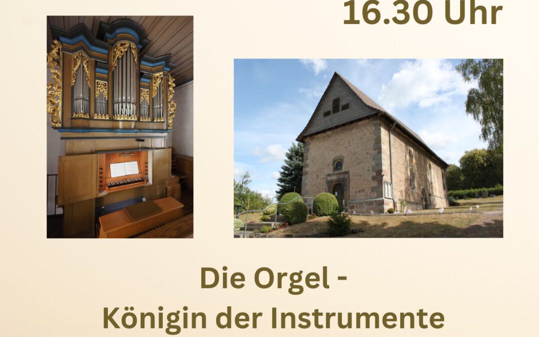 Orgelführung Bergkirche Asmushausen 28. April 2024