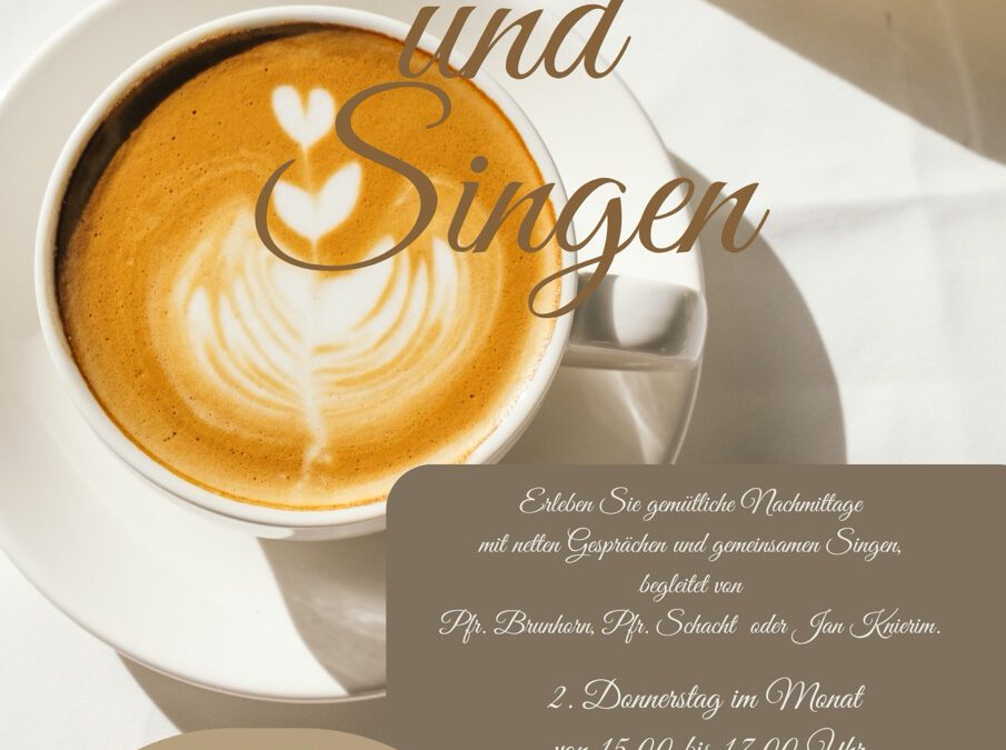 Schnuddeln und Singen Termin Juli bis September 2025