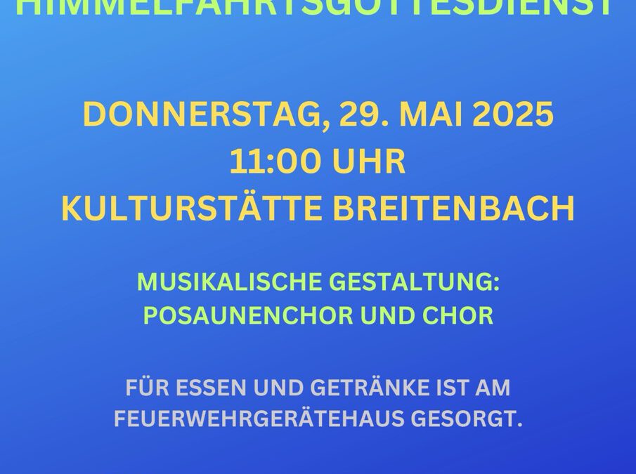 Ökumenischer Himmelfahrtsgottesdienst