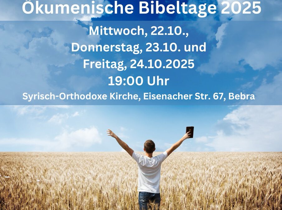 Ökumenische Bibeltage Oktober 2025