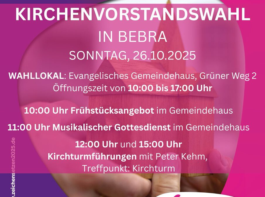 Kirchenvorstandswahl 2025 – Rahmenprogramm in Bebra