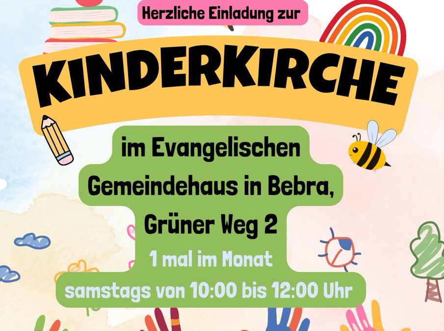 Termine Kinderkirche Frühling 2026