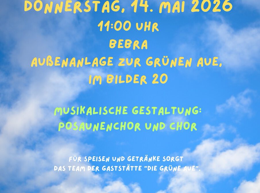 Ökumenischer Himmelfahrtsgottesdienst 14. Mai 2026